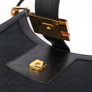 Gucci Black GG Square G Shoulder Bag