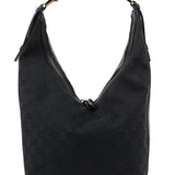 Gucci Black GG V Hobo Shoulder Bag
