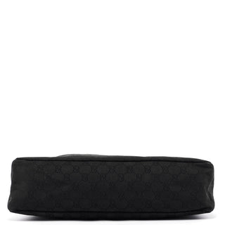 Gucci Black Horsebit Hobo Shoulder Bag