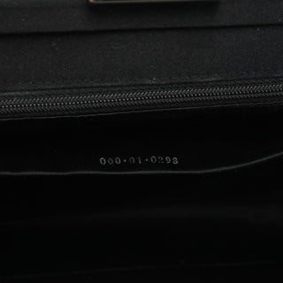 Gucci Black Ivory Suede Leather Tote Bag