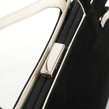 Gucci Black Ivory Suede Leather Tote Bag