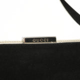 Gucci Black Ivory Suede Leather Tote Bag