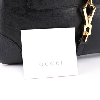 Gucci Black Jackie Bamboo Shoulder Bag