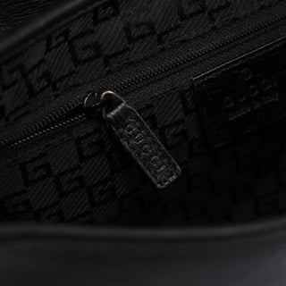 Gucci Black Jackie Bamboo Shoulder Bag