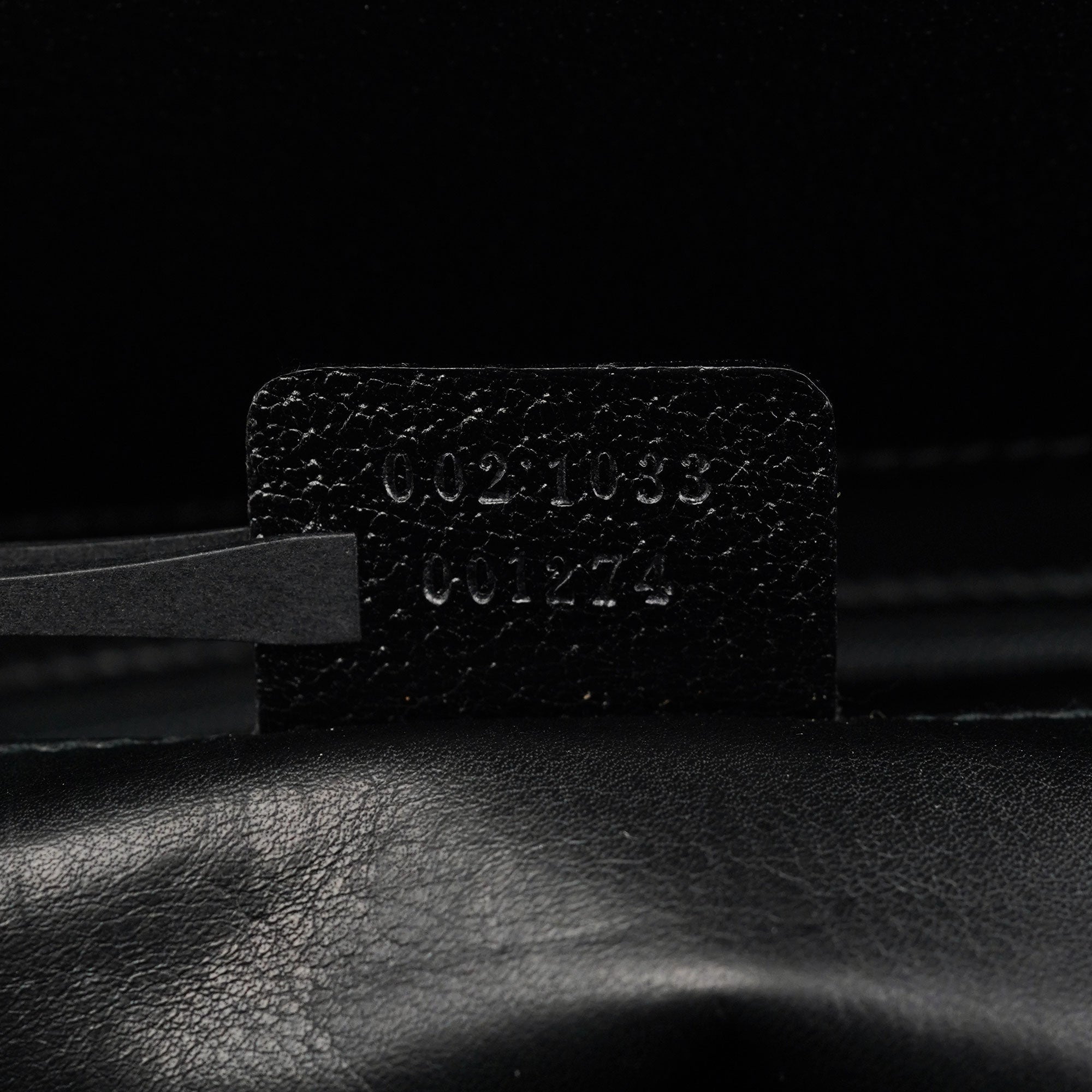 Gucci Sac cabas deux portés Bamboo en cuir noir