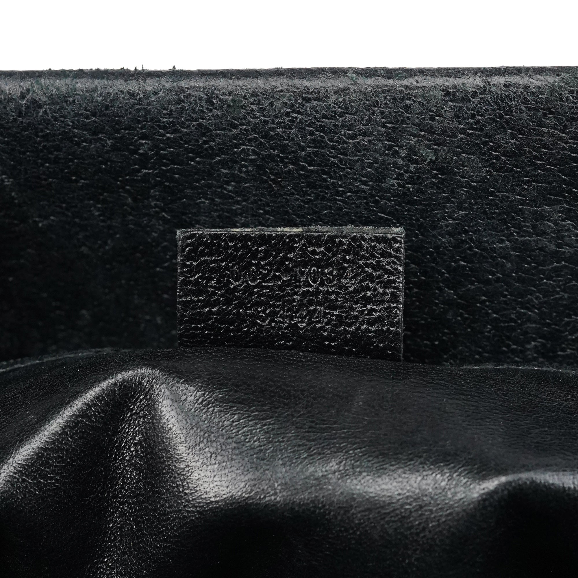 Gucci Sac cabas deux portés Bamboo en cuir noir