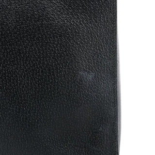 Gucci Black Leather Bamboo 2-Way Tote Bag