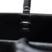 Gucci Black Leather Bamboo 2-Way Tote Bag