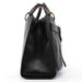 Gucci Black Leather Bamboo dual Handle Bag