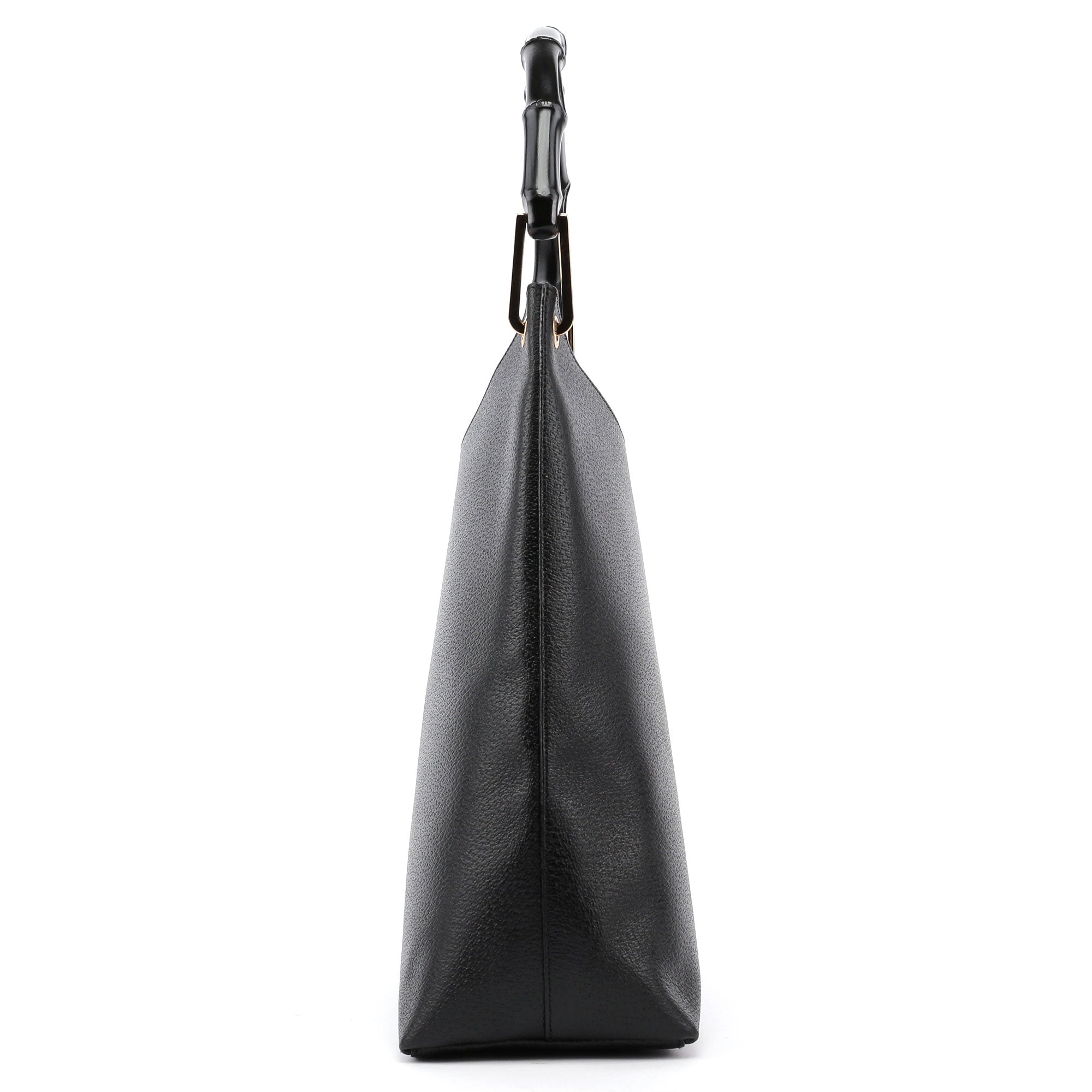 Gucci Sac hobo Bamboo en cuir noir