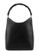 Gucci Black Leather Bamboo Hobo Bag