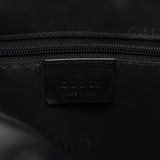 Gucci Black Leather Bamboo Shoulder Bag