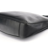 Gucci Black Leather Bamboo Shoulder Bag