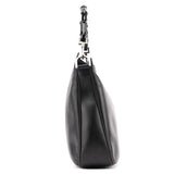 Gucci Black Leather Bamboo Shoulder Bag