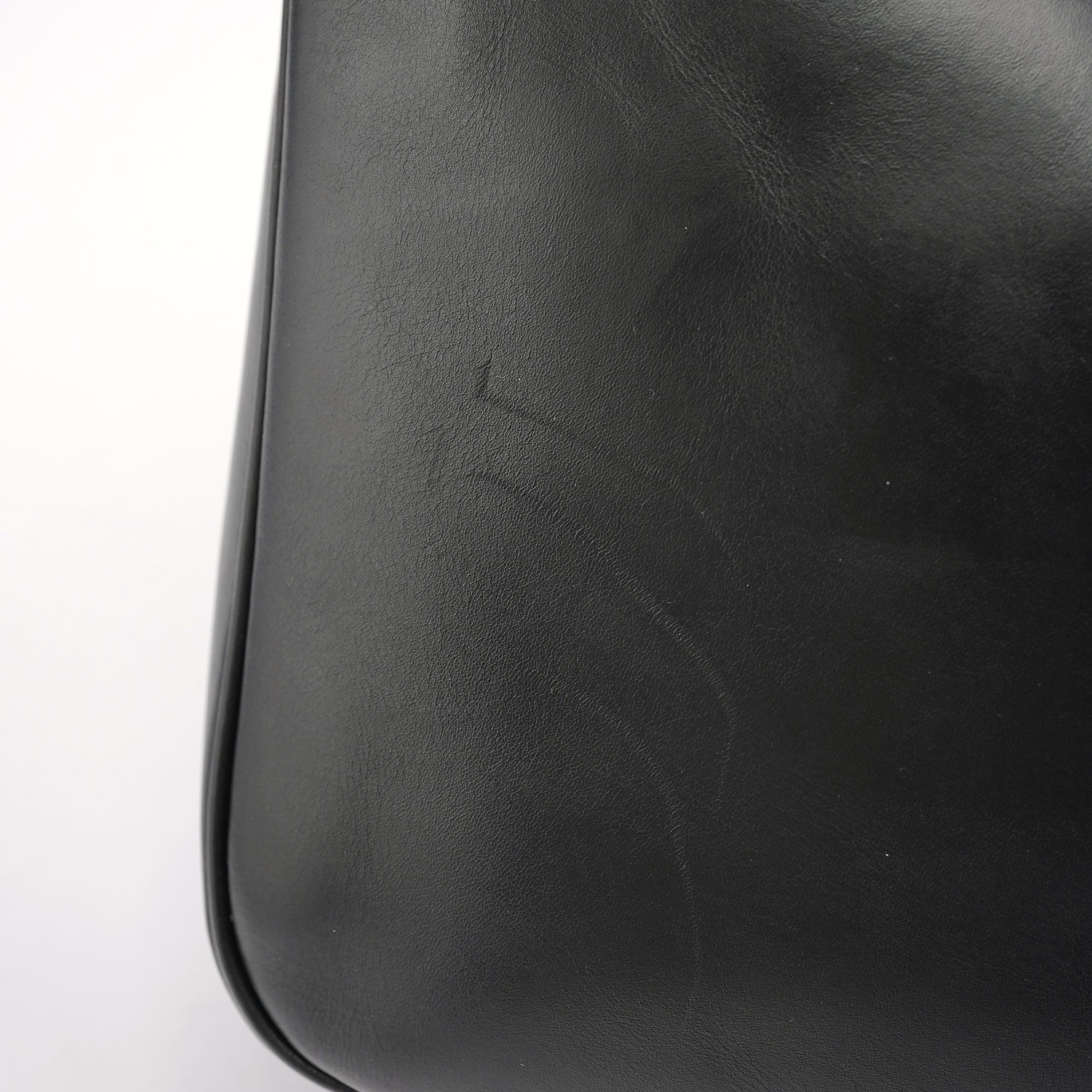 Gucci Black Leather Bamboo Shoulder Bag