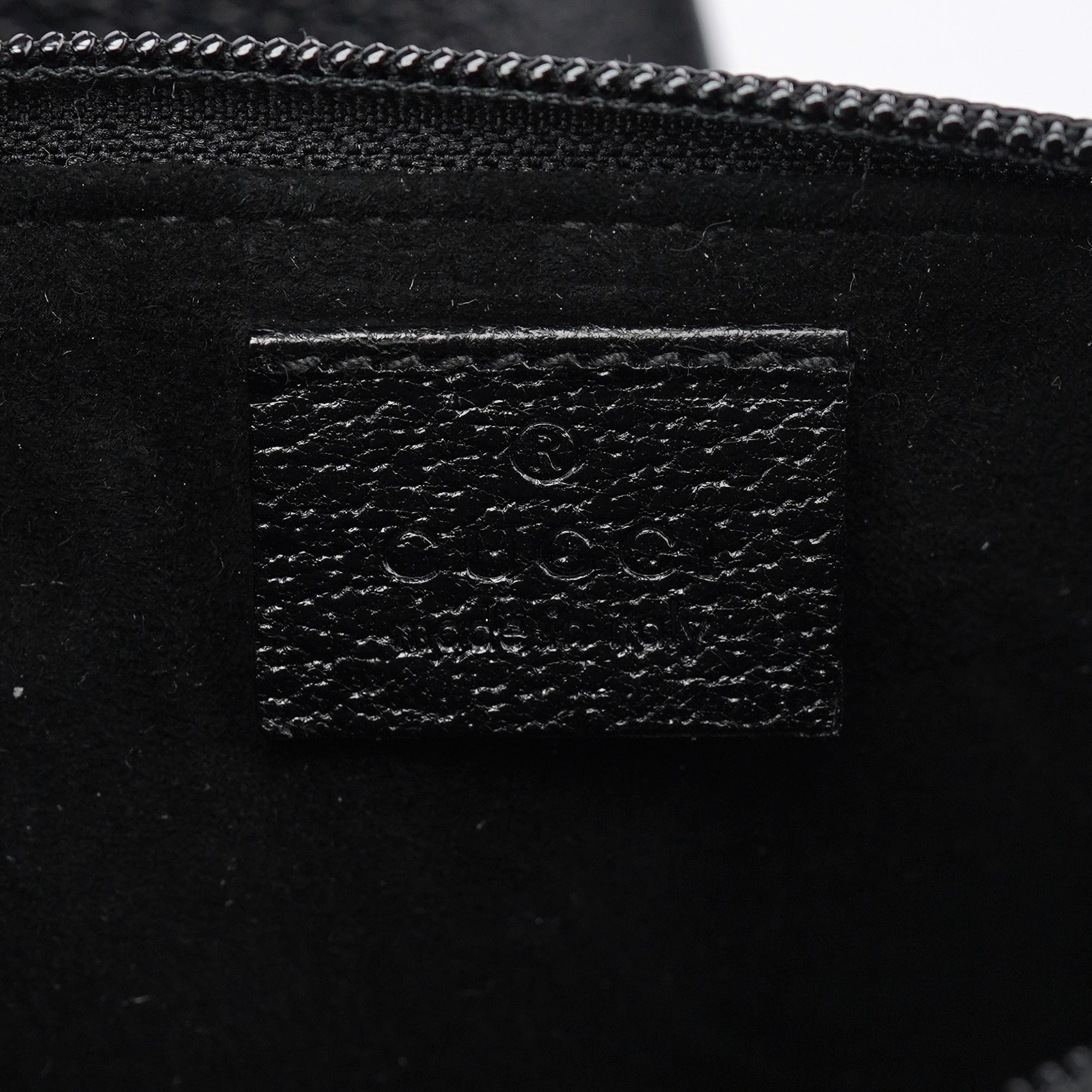Gucci Black Leather Bamboo Shoulder Bag