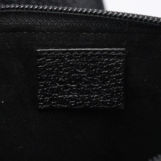 Gucci Black Leather Bamboo Shoulder Bag