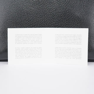 Gucci Black Leather Bamboo Shoulder Bag