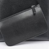 Gucci Black Leather Bamboo Shoulder Bag