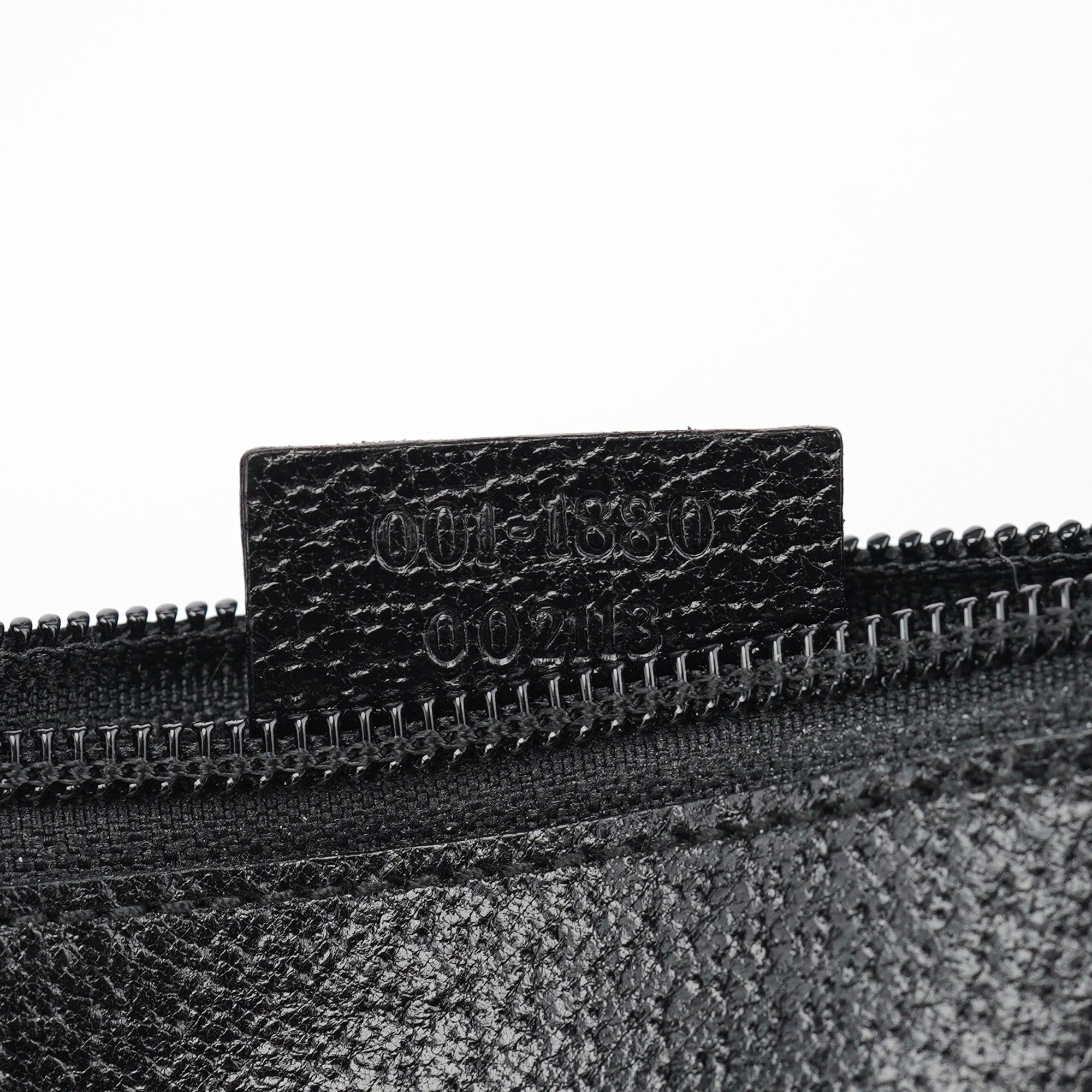 Gucci Black Leather Bamboo Shoulder Bag