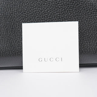 Gucci Black Leather Bamboo Shoulder Bag