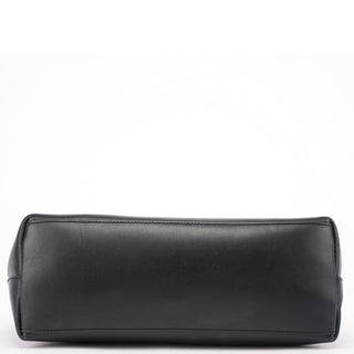 Gucci Black Leather Bamboo Shoulder Bag