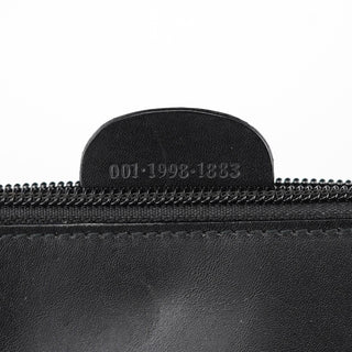 Gucci Black Leather Bamboo Shoulder Bag