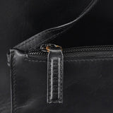 Gucci Black Leather Bamboo Shoulder Bag