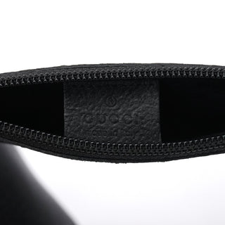 Gucci Black Leather Bamboo Shoulder Bag