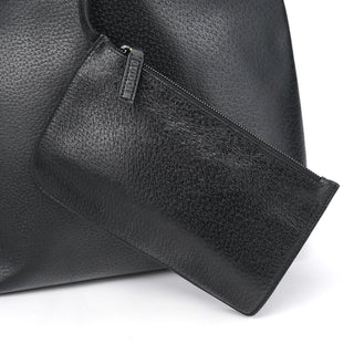 Gucci Black Leather Bamboo Shoulder Bag