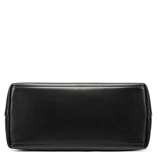 Gucci Black Leather Bamboo Shoulder Bag
