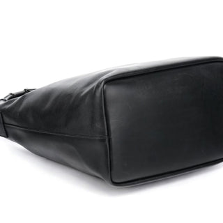 Gucci Black Leather Bamboo Shoulder Bag