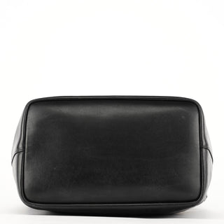 Gucci Black Leather Bamboo Shoulder Bag