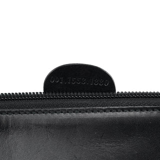 Gucci Black Leather Bamboo Shoulder Bag