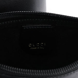 Gucci Black Leather Bamboo Shoulder Bag