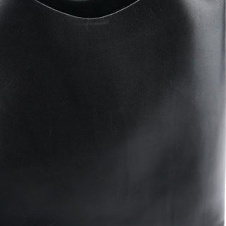 Gucci Black Leather Bamboo Shoulder Bag