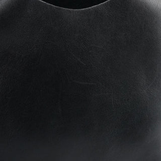 Gucci Black Leather Bamboo Shoulder Bag