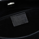 Gucci Black Leather Bamboo Shoulder Bag