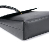 Gucci Sac à poignée Bamboo en cuir noir