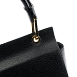 Gucci Sac à poignée Bamboo en cuir noir
