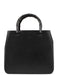 Gucci Black Leather Bamboo Tote