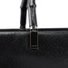 Gucci Black Leather Bamboo Tote