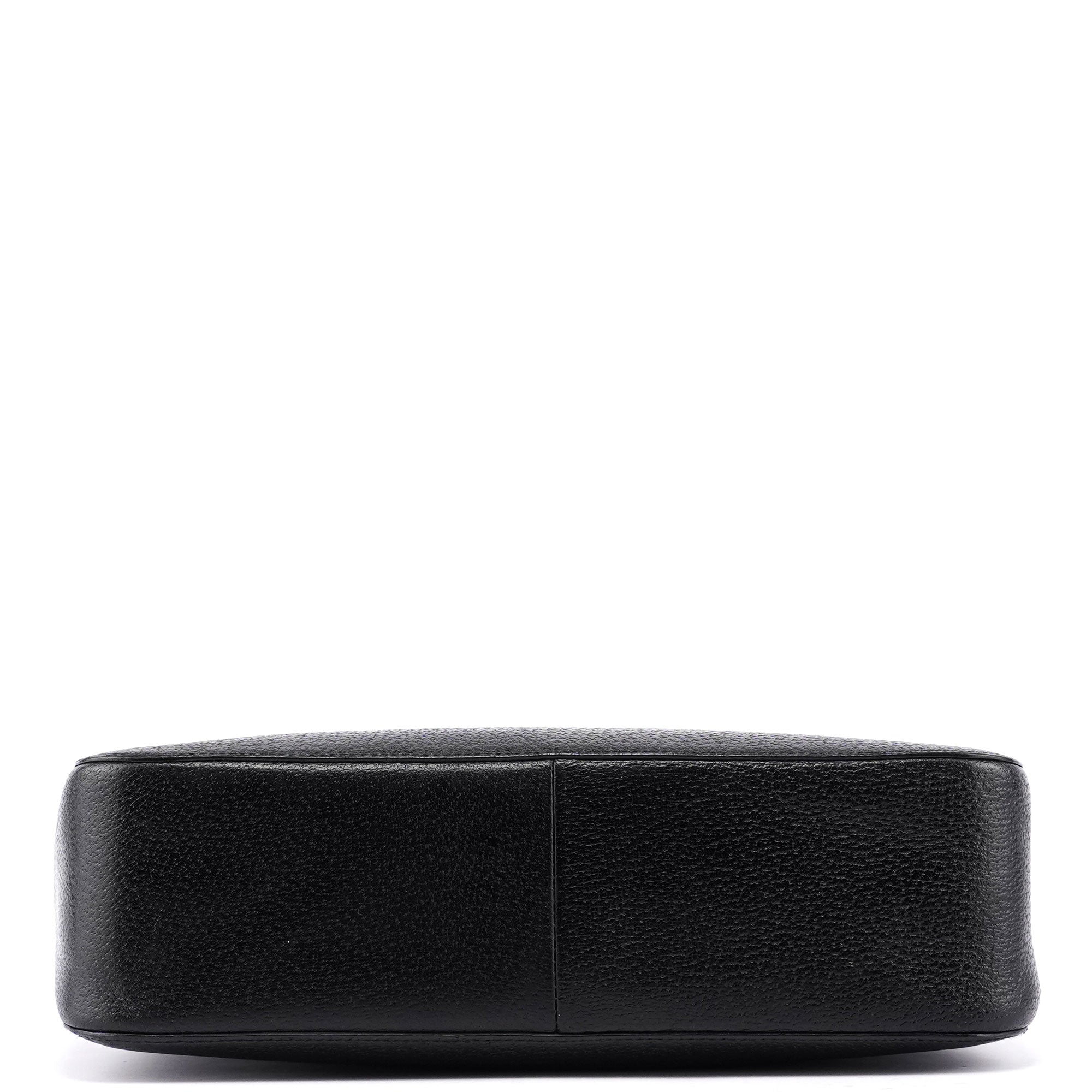 Gucci Sac cabas Bamboo en cuir noir