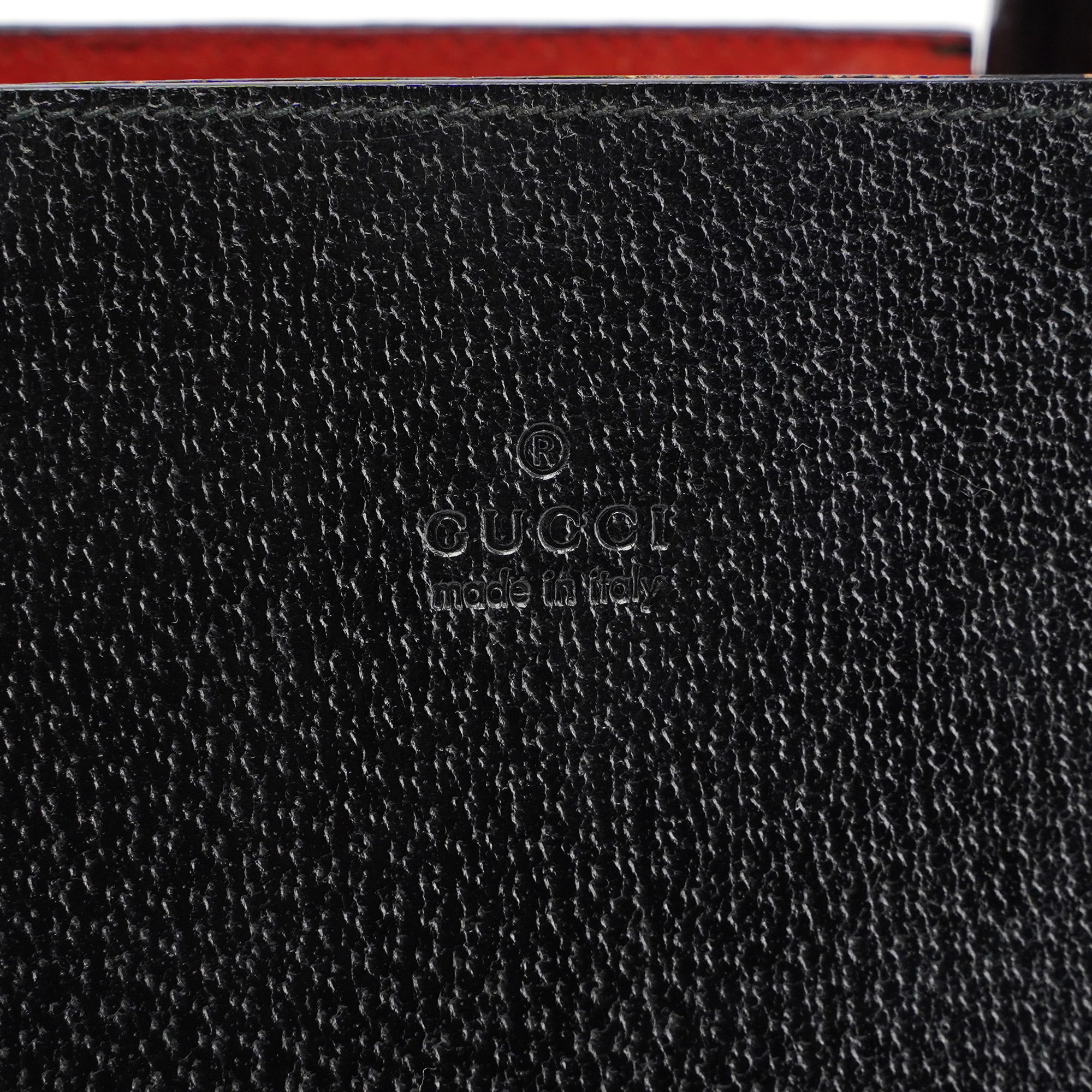 Gucci Sac cabas Bamboo en cuir noir