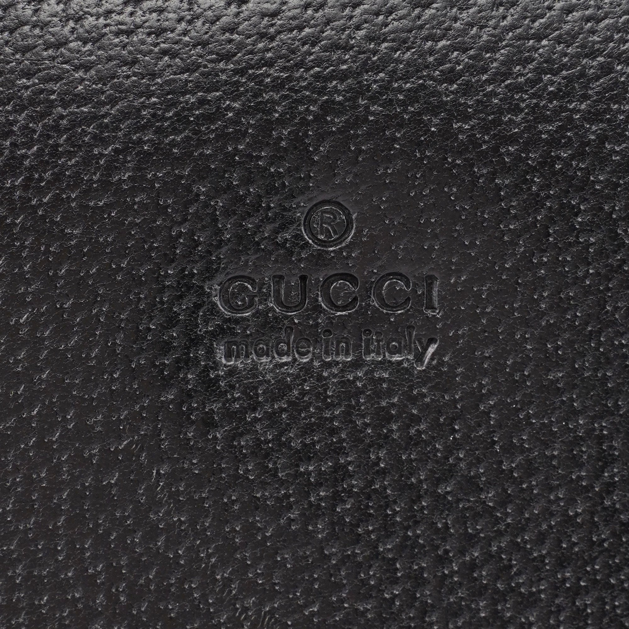Gucci Black Leather Bamboo Tote