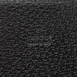 Gucci Black Leather Bamboo Tote Bag