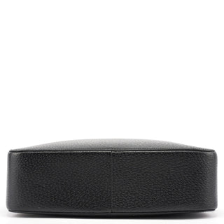 Gucci Black Leather Bamboo Tote Bag