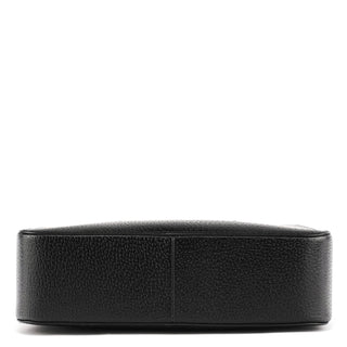 Gucci Black Leather Bamboo Tote Bag