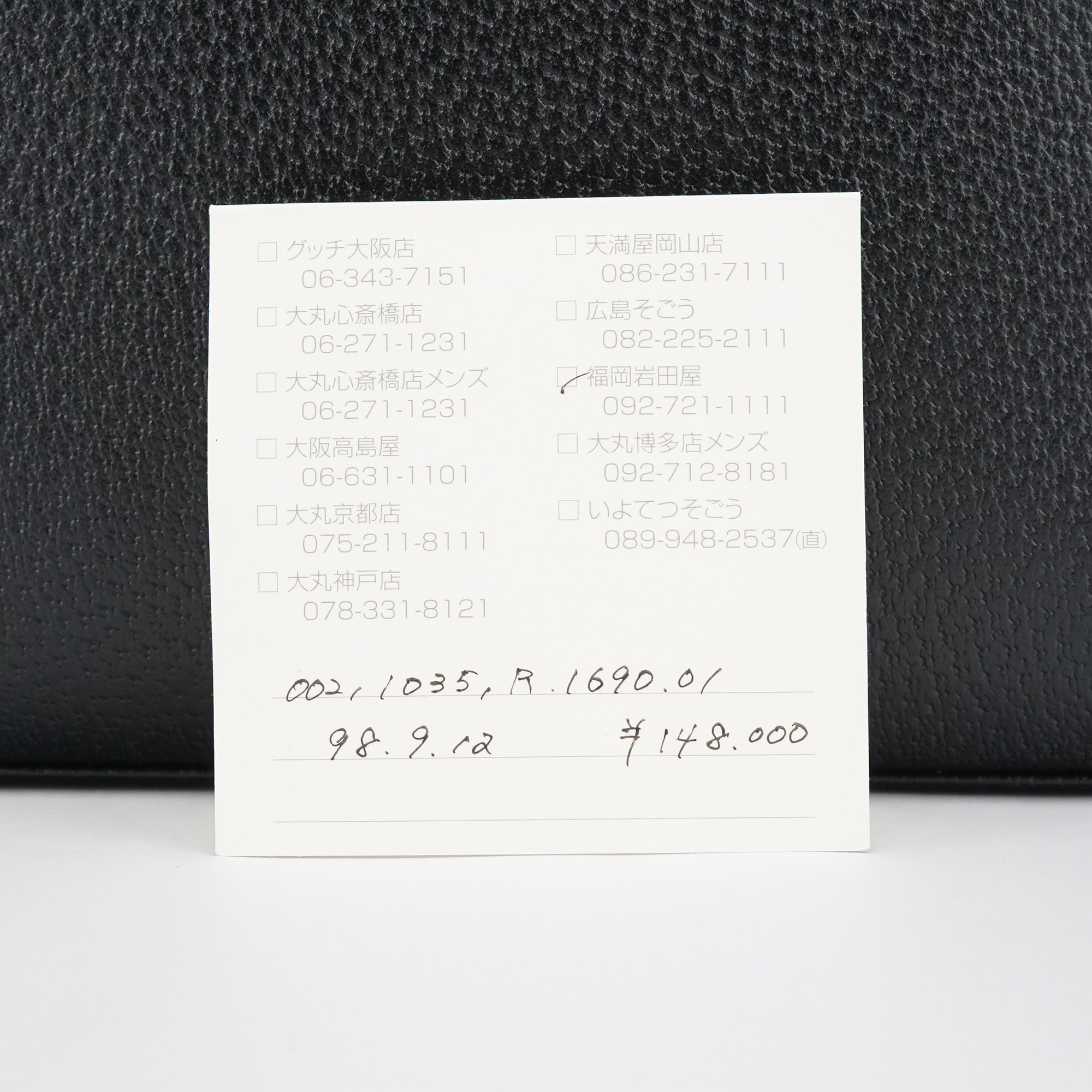 Gucci Black Leather Bamboo Tote Bag
