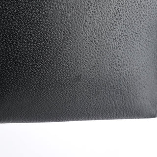 Gucci Black Leather Bamboo Tote Bag